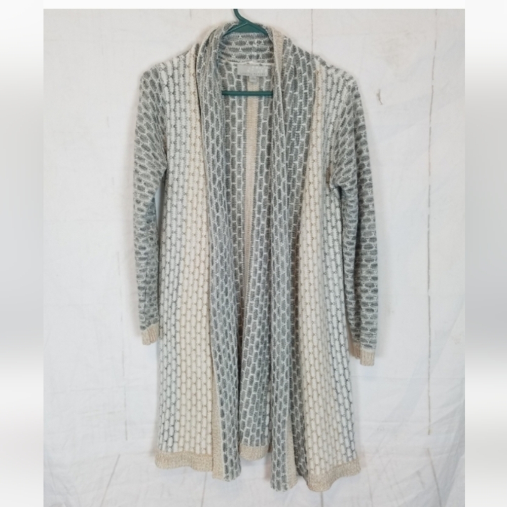 carolyn taylor open front long cardigan sweater